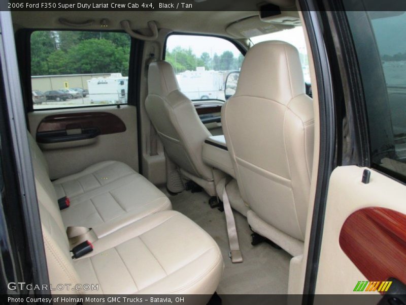 Black / Tan 2006 Ford F350 Super Duty Lariat Crew Cab 4x4