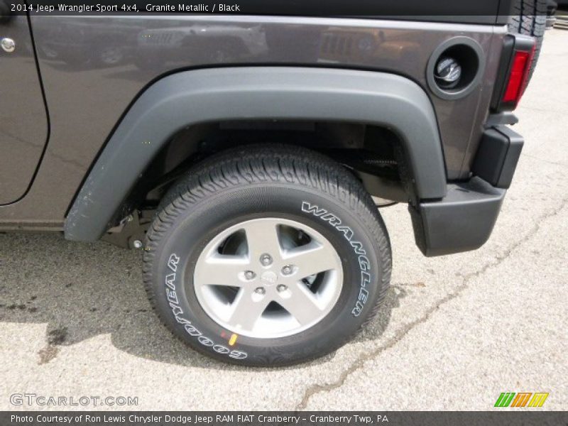 Granite Metallic / Black 2014 Jeep Wrangler Sport 4x4