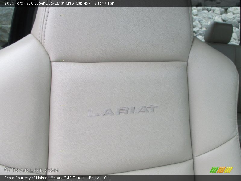 Black / Tan 2006 Ford F350 Super Duty Lariat Crew Cab 4x4
