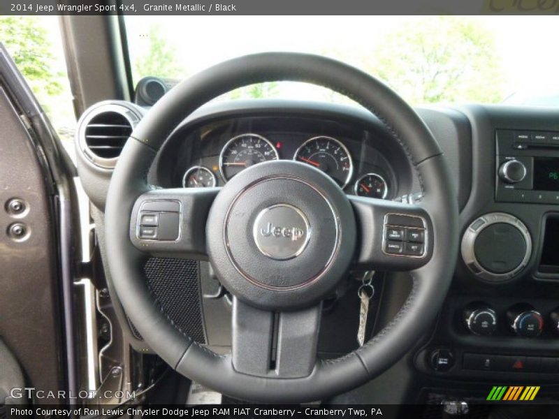 Granite Metallic / Black 2014 Jeep Wrangler Sport 4x4
