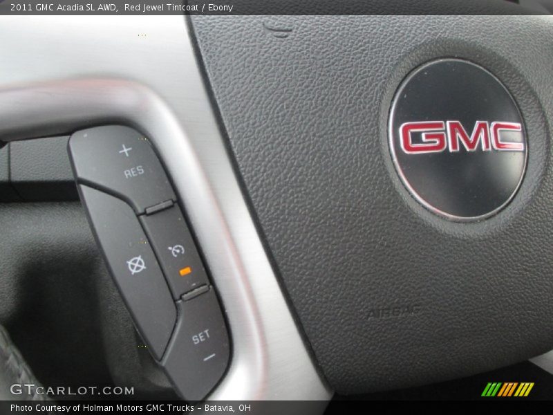 Controls of 2011 Acadia SL AWD