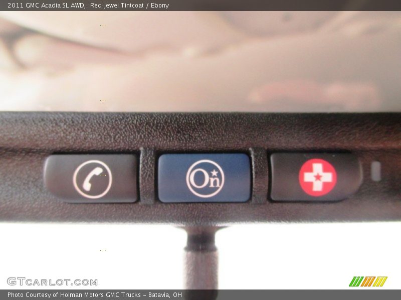 Red Jewel Tintcoat / Ebony 2011 GMC Acadia SL AWD