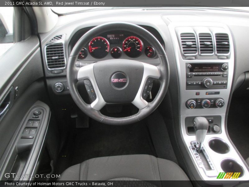 Dashboard of 2011 Acadia SL AWD