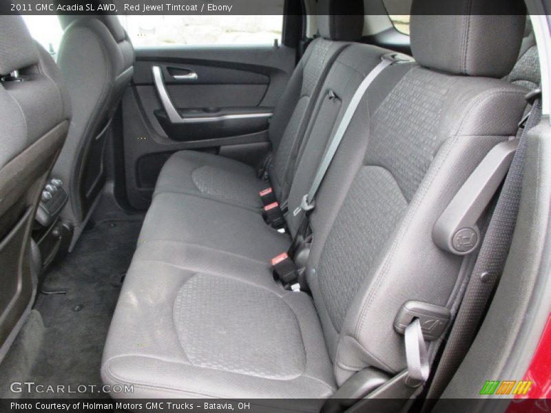 Rear Seat of 2011 Acadia SL AWD