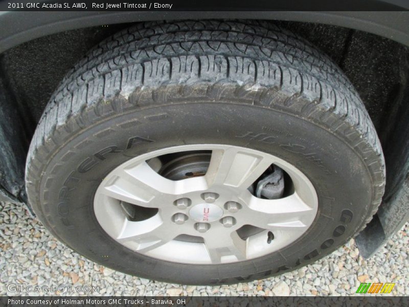 Red Jewel Tintcoat / Ebony 2011 GMC Acadia SL AWD