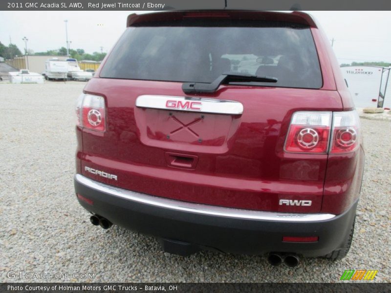 Red Jewel Tintcoat / Ebony 2011 GMC Acadia SL AWD