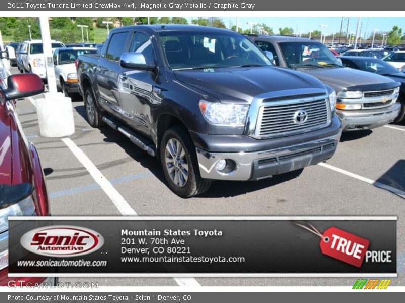 Magnetic Gray Metallic / Graphite Gray 2011 Toyota Tundra Limited CrewMax 4x4