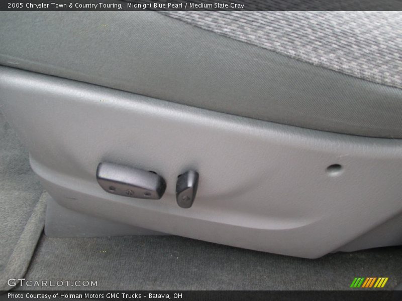 Midnight Blue Pearl / Medium Slate Gray 2005 Chrysler Town & Country Touring