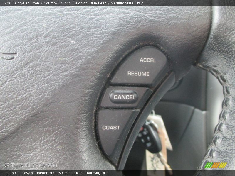 Midnight Blue Pearl / Medium Slate Gray 2005 Chrysler Town & Country Touring