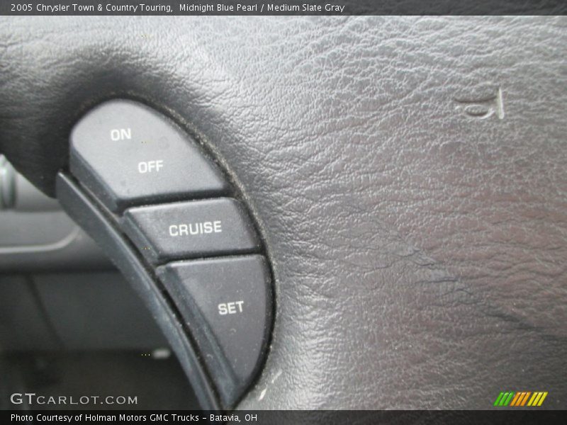 Midnight Blue Pearl / Medium Slate Gray 2005 Chrysler Town & Country Touring