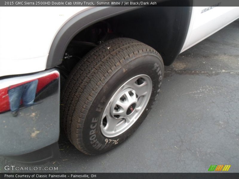 Summit White / Jet Black/Dark Ash 2015 GMC Sierra 2500HD Double Cab Utility Truck