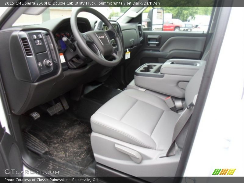 Summit White / Jet Black/Dark Ash 2015 GMC Sierra 2500HD Double Cab Utility Truck