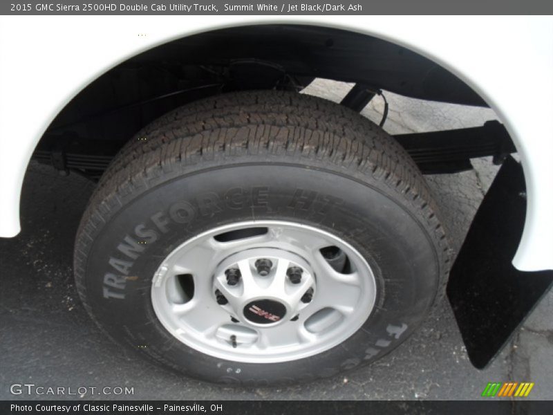 Summit White / Jet Black/Dark Ash 2015 GMC Sierra 2500HD Double Cab Utility Truck