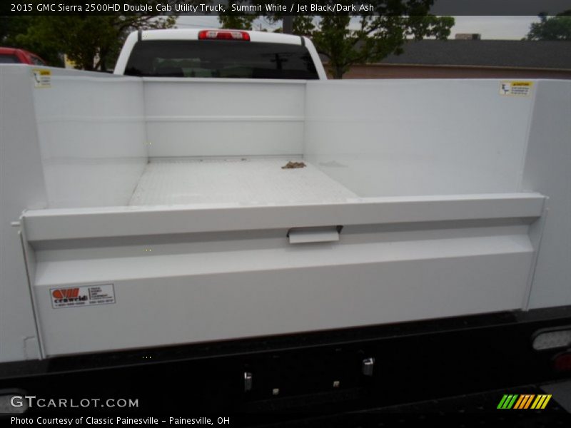 Summit White / Jet Black/Dark Ash 2015 GMC Sierra 2500HD Double Cab Utility Truck