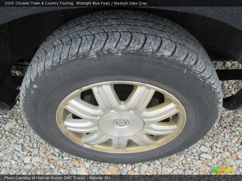 Midnight Blue Pearl / Medium Slate Gray 2005 Chrysler Town & Country Touring