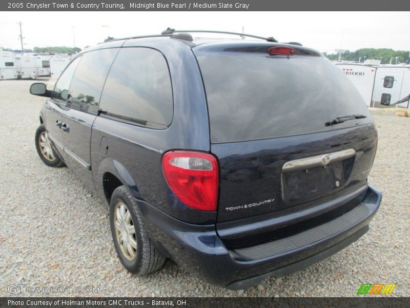 Midnight Blue Pearl / Medium Slate Gray 2005 Chrysler Town & Country Touring