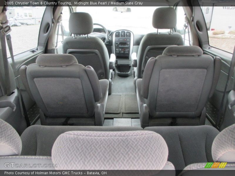 Midnight Blue Pearl / Medium Slate Gray 2005 Chrysler Town & Country Touring