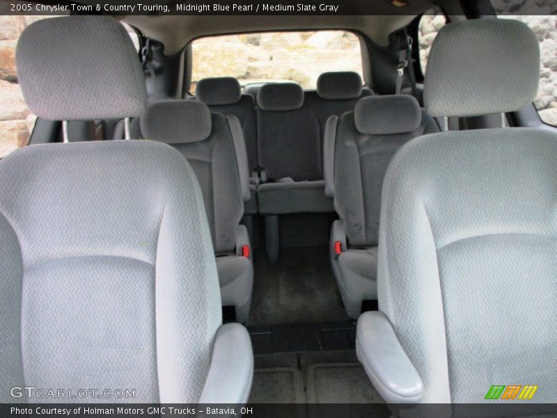 Midnight Blue Pearl / Medium Slate Gray 2005 Chrysler Town & Country Touring