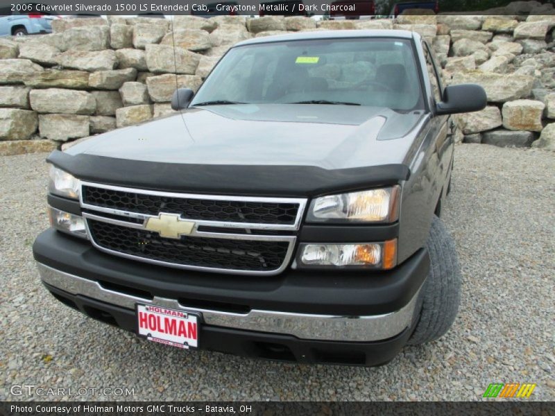Graystone Metallic / Dark Charcoal 2006 Chevrolet Silverado 1500 LS Extended Cab