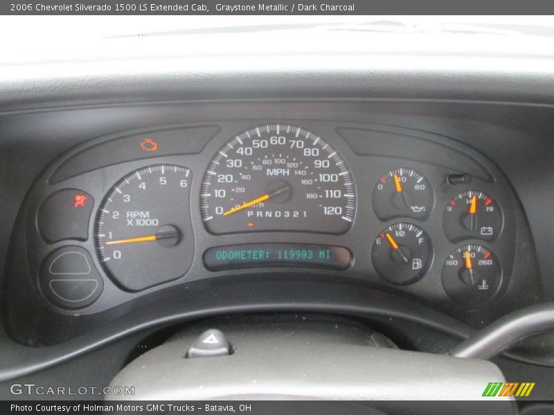 Graystone Metallic / Dark Charcoal 2006 Chevrolet Silverado 1500 LS Extended Cab