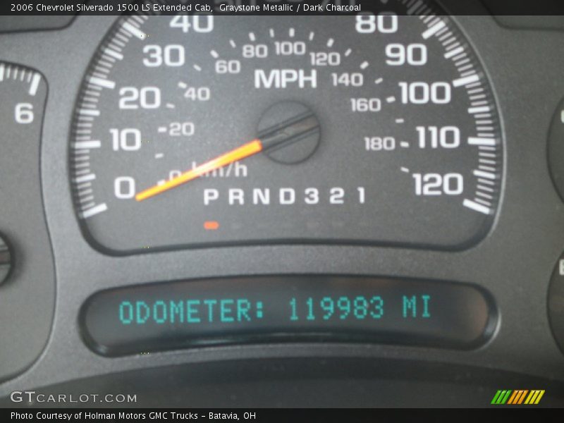 Graystone Metallic / Dark Charcoal 2006 Chevrolet Silverado 1500 LS Extended Cab