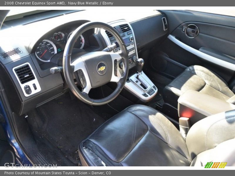 Navy Blue Metallic / Ebony 2008 Chevrolet Equinox Sport AWD