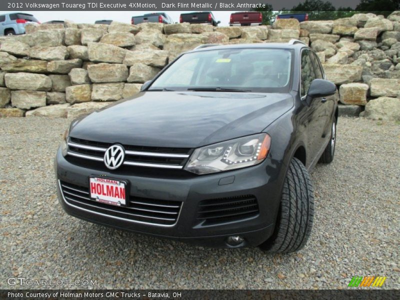 Dark Flint Metallic / Black Anthracite 2012 Volkswagen Touareg TDI Executive 4XMotion