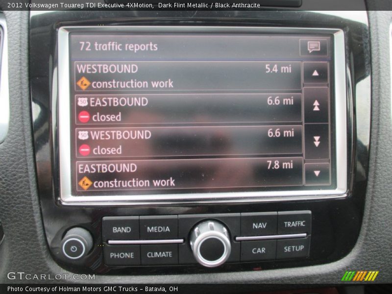 Dark Flint Metallic / Black Anthracite 2012 Volkswagen Touareg TDI Executive 4XMotion