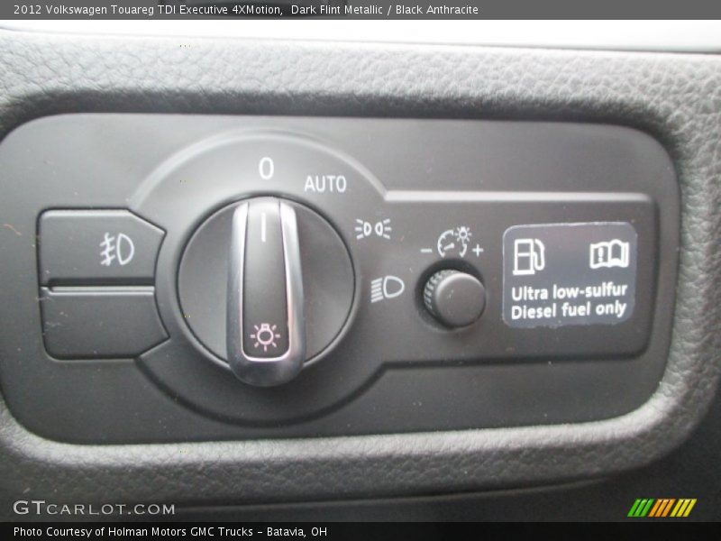 Dark Flint Metallic / Black Anthracite 2012 Volkswagen Touareg TDI Executive 4XMotion