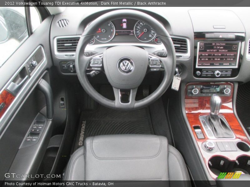 Dark Flint Metallic / Black Anthracite 2012 Volkswagen Touareg TDI Executive 4XMotion