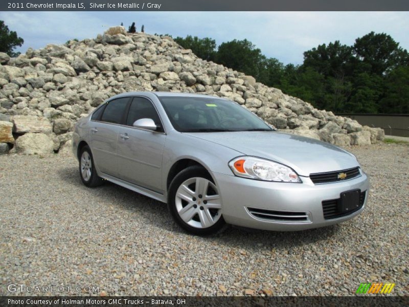 Silver Ice Metallic / Gray 2011 Chevrolet Impala LS