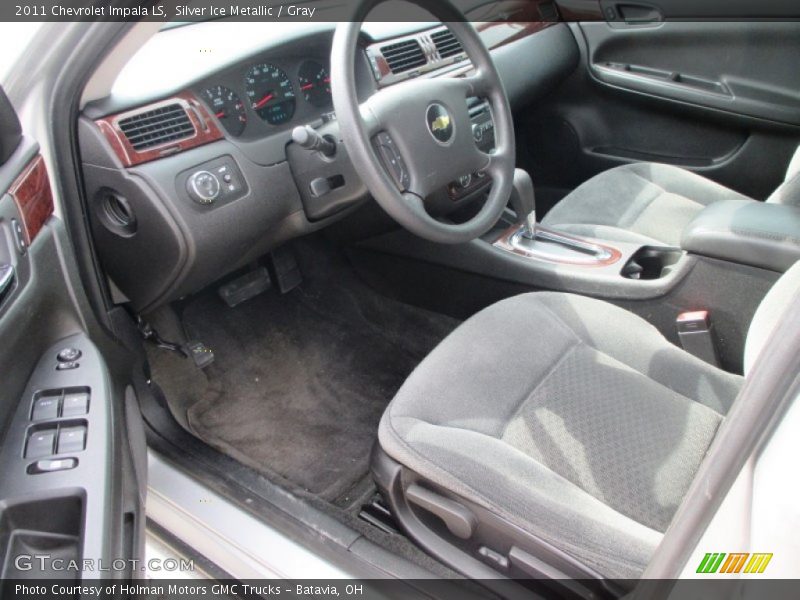 Silver Ice Metallic / Gray 2011 Chevrolet Impala LS