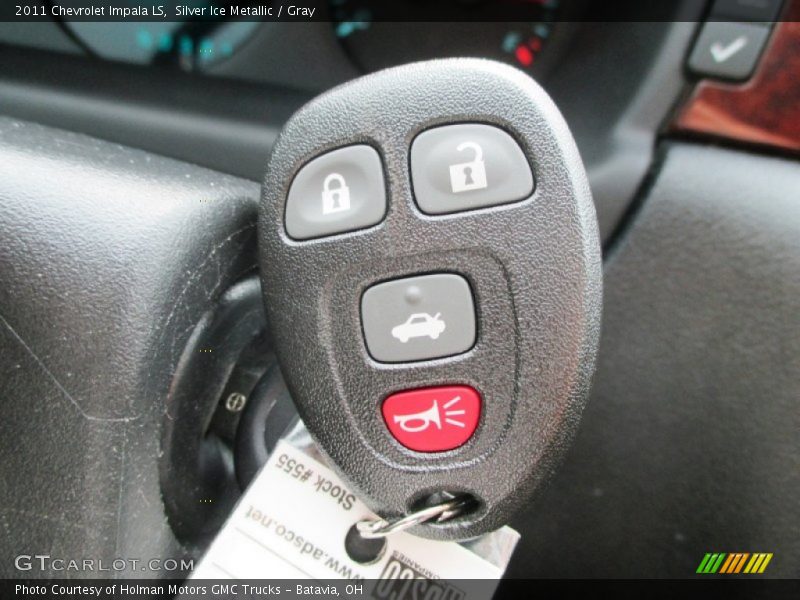 Silver Ice Metallic / Gray 2011 Chevrolet Impala LS