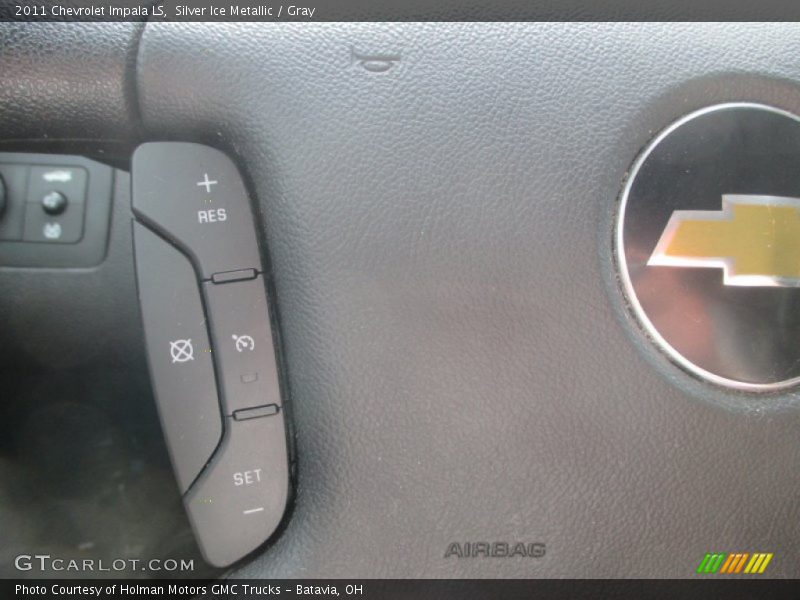 Silver Ice Metallic / Gray 2011 Chevrolet Impala LS