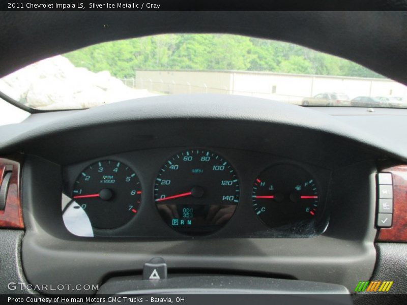 Silver Ice Metallic / Gray 2011 Chevrolet Impala LS