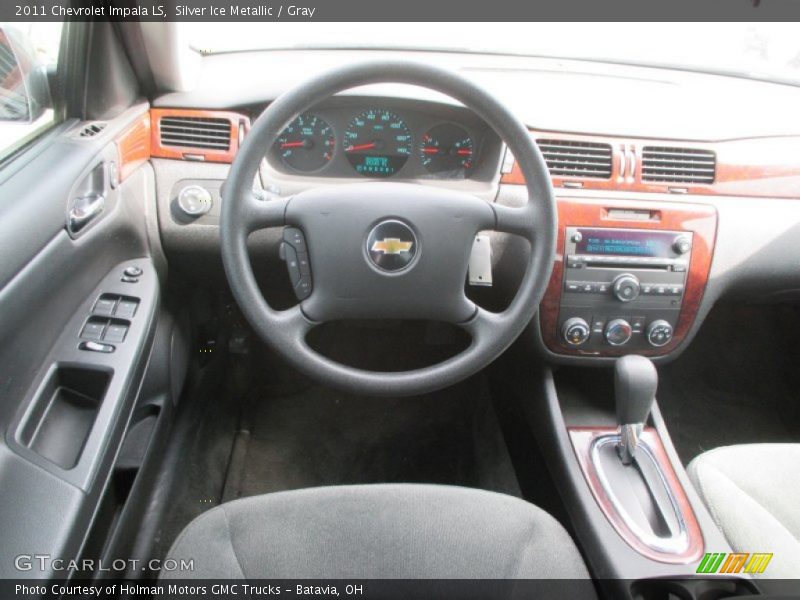 Silver Ice Metallic / Gray 2011 Chevrolet Impala LS