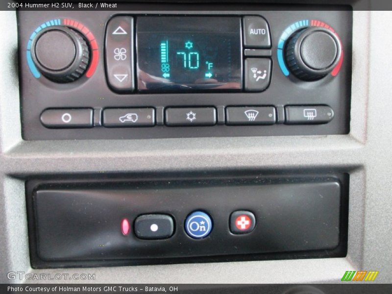 Controls of 2004 H2 SUV