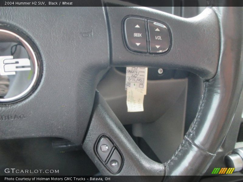 Controls of 2004 H2 SUV