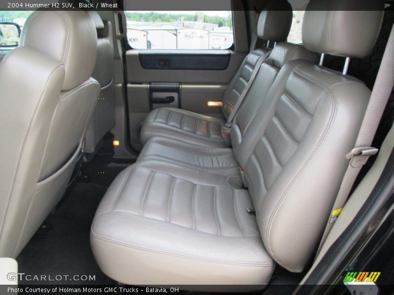 Rear Seat of 2004 H2 SUV