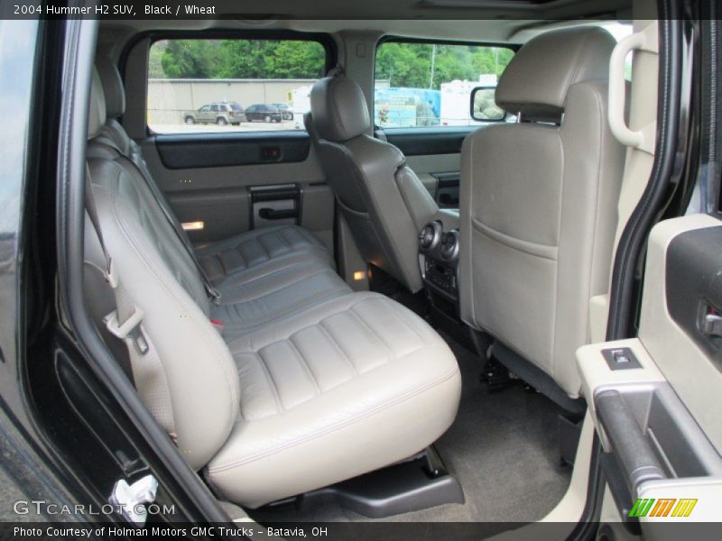 Rear Seat of 2004 H2 SUV