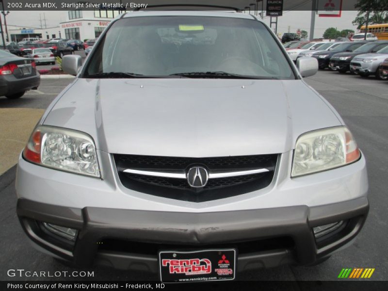 Starlight Silver Metallic / Ebony 2002 Acura MDX