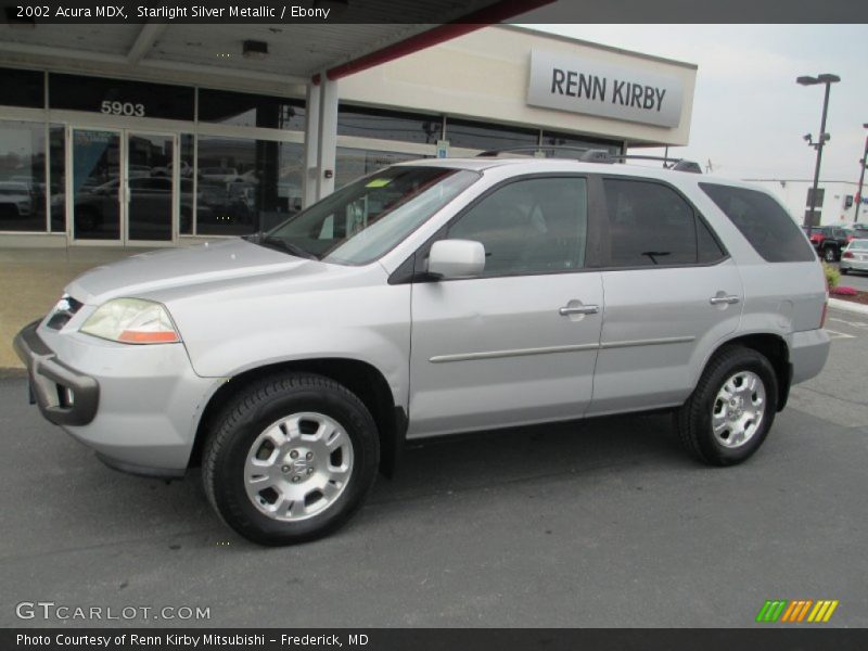 Starlight Silver Metallic / Ebony 2002 Acura MDX