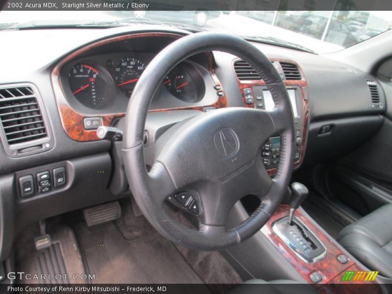 Starlight Silver Metallic / Ebony 2002 Acura MDX