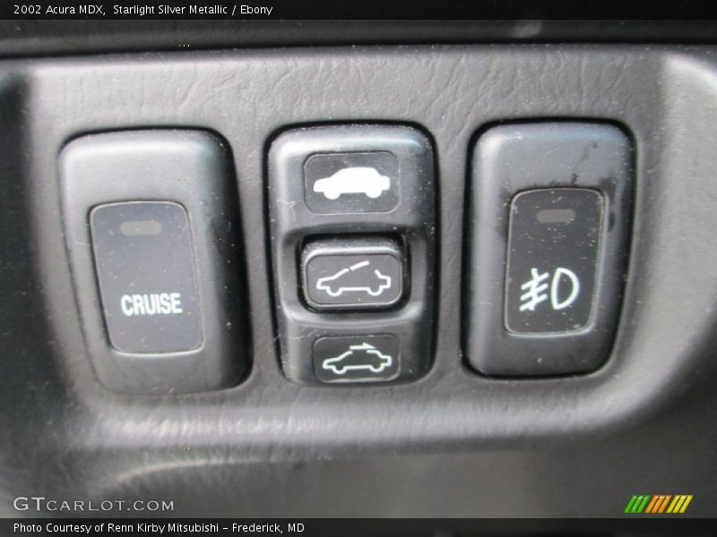 Starlight Silver Metallic / Ebony 2002 Acura MDX