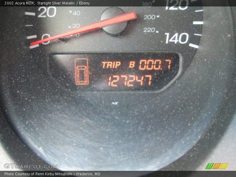 Starlight Silver Metallic / Ebony 2002 Acura MDX