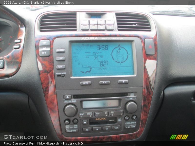 Starlight Silver Metallic / Ebony 2002 Acura MDX
