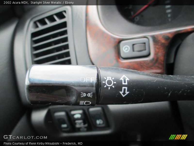 Starlight Silver Metallic / Ebony 2002 Acura MDX
