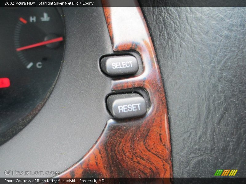 Starlight Silver Metallic / Ebony 2002 Acura MDX