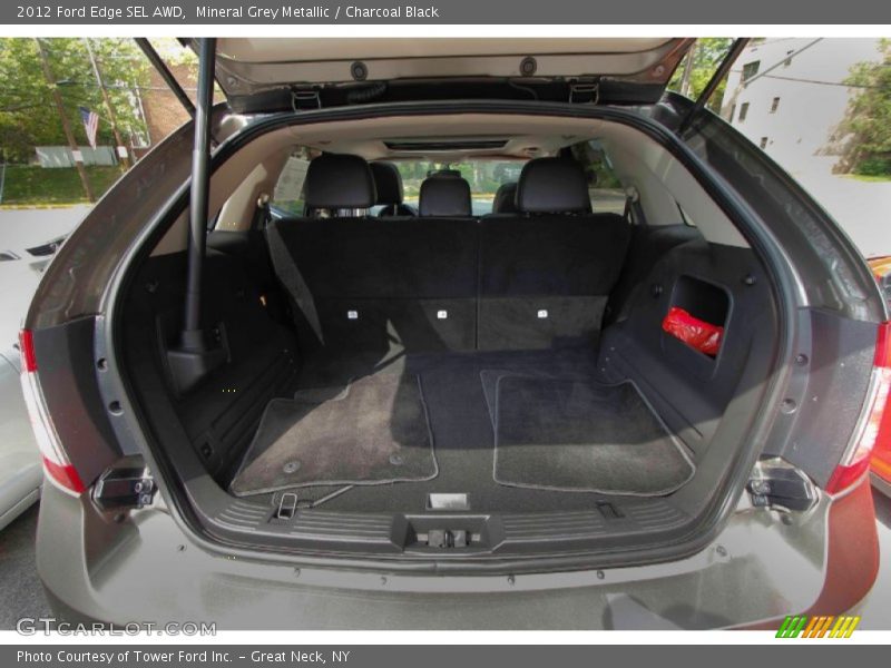 Mineral Grey Metallic / Charcoal Black 2012 Ford Edge SEL AWD