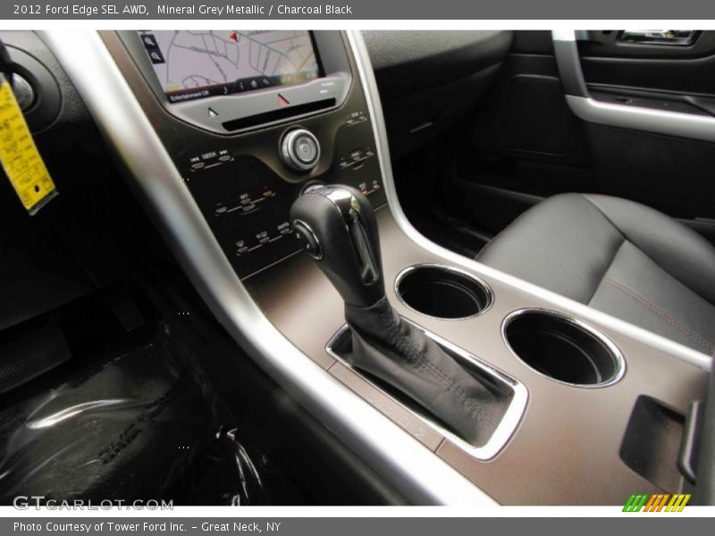 Mineral Grey Metallic / Charcoal Black 2012 Ford Edge SEL AWD